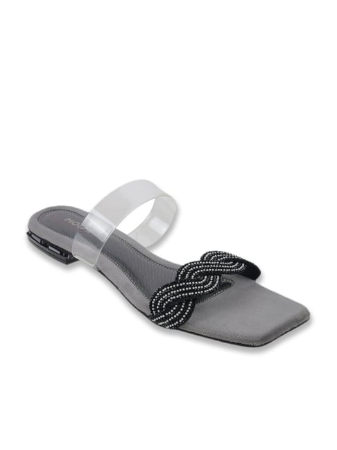 Mochi Women Black Slides-picture-16
