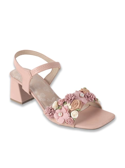 Buy Mochi Women Pink Sling Back Sandals for Women at Best Price
