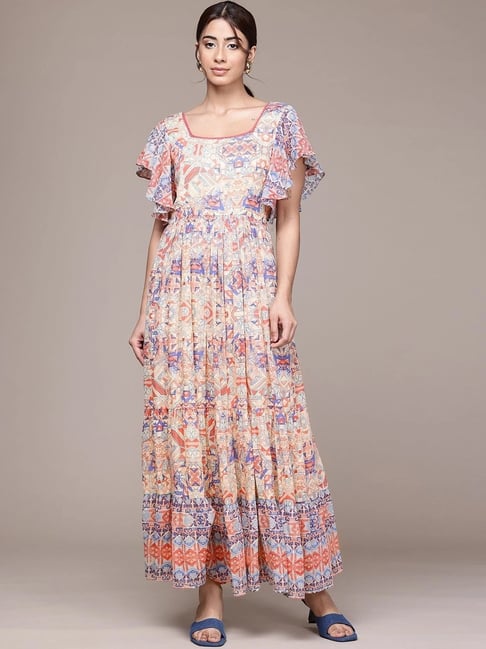 Aarke Ritu Kumar Ecru Inizio Long Dress-picture-34