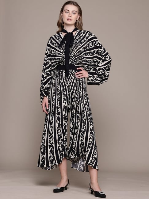 Label Ritu Kumar Black Arabesq Jumpsuit-picture-14