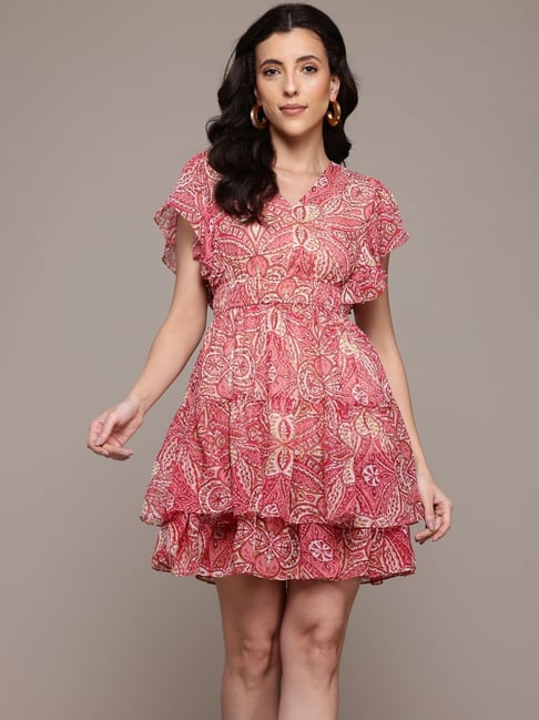 Label Ritu Kumar Pink Maritza Short Dress-picture-41