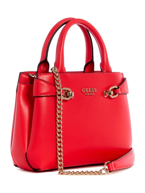 Guess Red Women Satchel Bag
