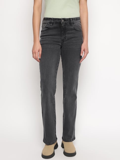 Guess Grey Solid Regular Fit Jeans-picture-18