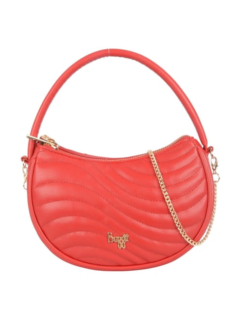 Baggit Red Quilted Extra Small Shoulder Bag