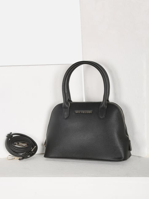 Van Heusen Black Textured Handbag-picture-30
