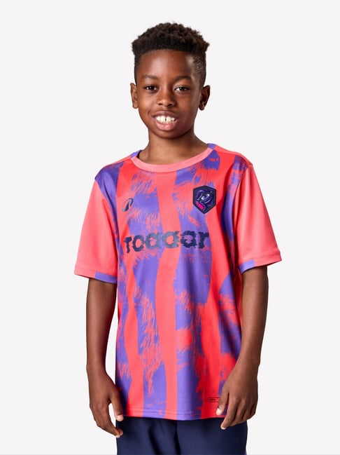 Decathlon Kipsta T Shirt Kipsta By Decathlon Boys Red Purple Short