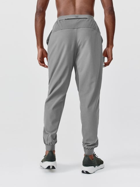 Buy KALENJI By Decathlon Men Granite Grey Regular Fit Trousers at