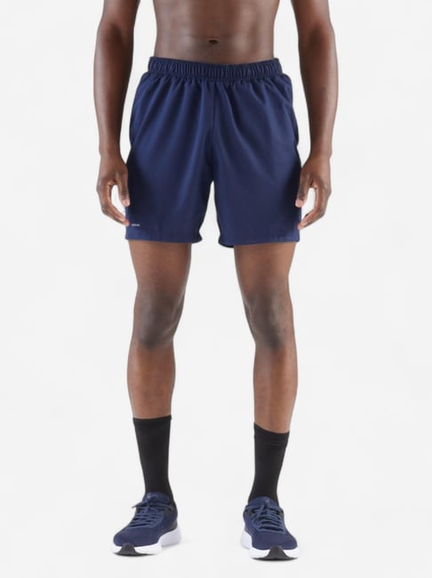 KALENJI By Decathlon Men Steel Blue Regular Fit Shorts