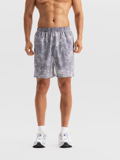 DOMYOS By Decathlon Men Grey Regular Fit Shorts