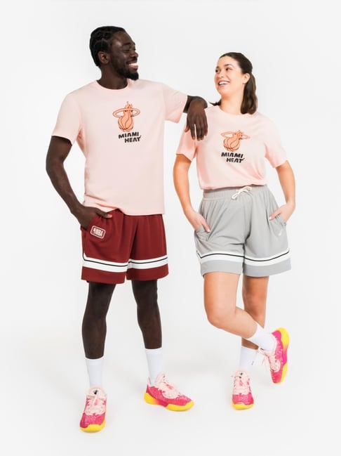 Buy TARMAK By Decathlon Men Red Burgundy Regular Fit Shorts at