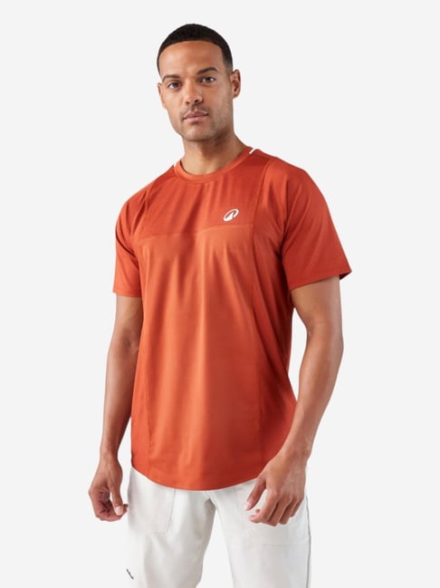 KUIKMA By Decathlon Men Brown Regular Fit T-Shirt