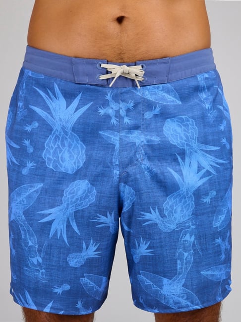 OLAIAN By Decathlon Men Blue Regular Fit Board Shorts