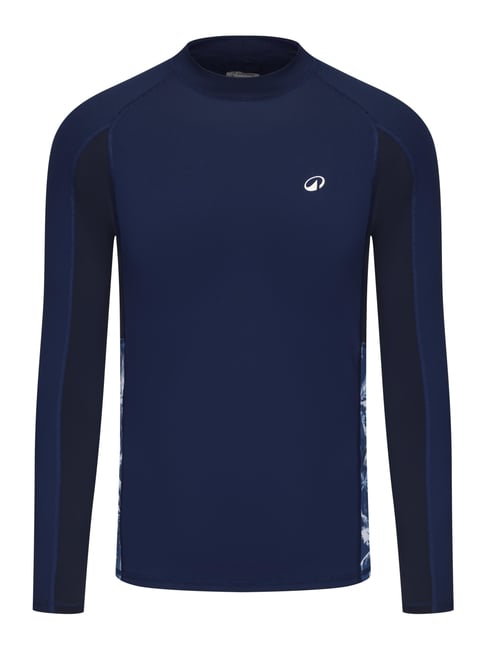 OLAIAN By Decathlon Men Blue Regular Fit Swim Tops