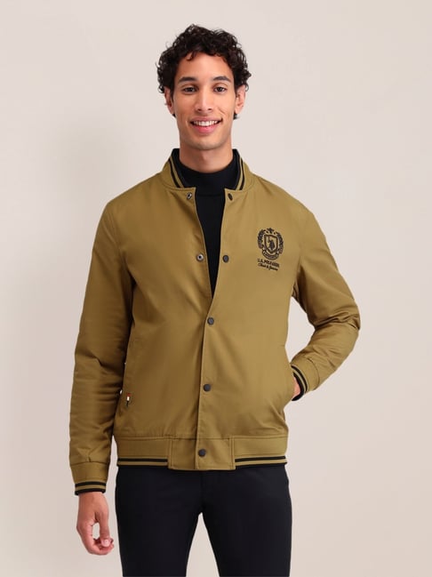 Mens Jackets Us Polo Double Sided Jacket Men Navy Water-Repellent