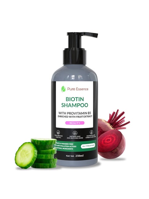 Pure Nutrition Biotin Shampoo ,Strengthens Hair,Promotes Growth & Scalp Health - 250ml