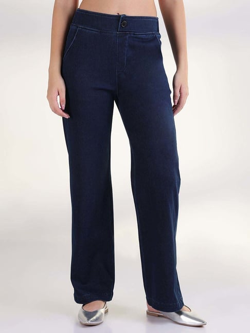 showoffff SHOWOFF Navy Blue Jeggings-picture-13