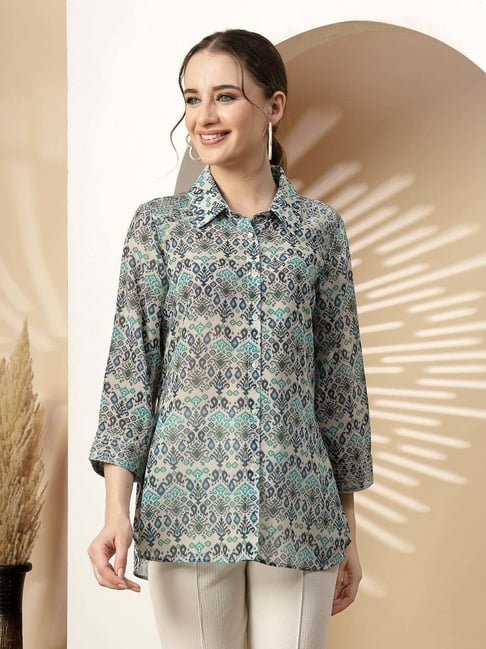 Nayam By Lakshita Multicolor Regular Fit Printed Shirt-picture-35