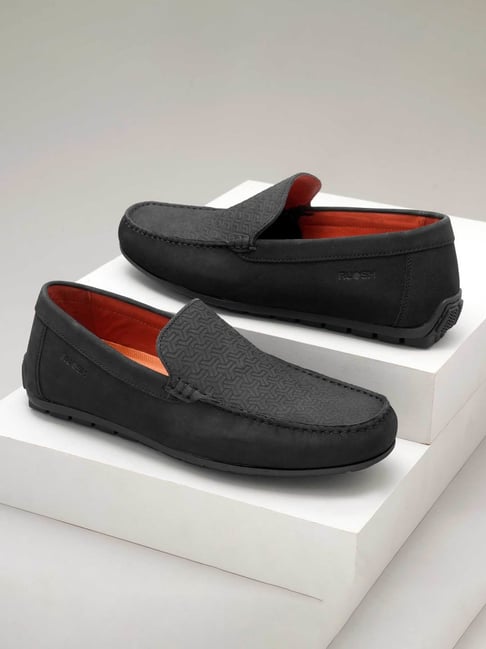 Ruosh Men's Milan 2.0 Black Casual Loafers-picture-25