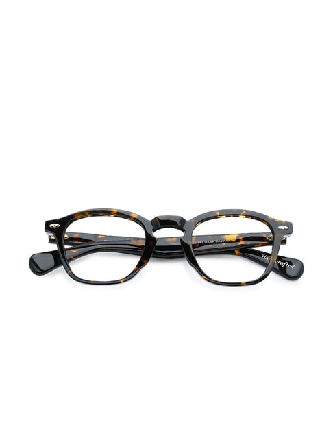 Shisen Fox Brown Square Unisex Eye Frame