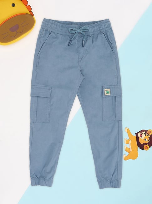 Pantaloons Junior Boys Grey Track Bottoms & Joggers-picture-12