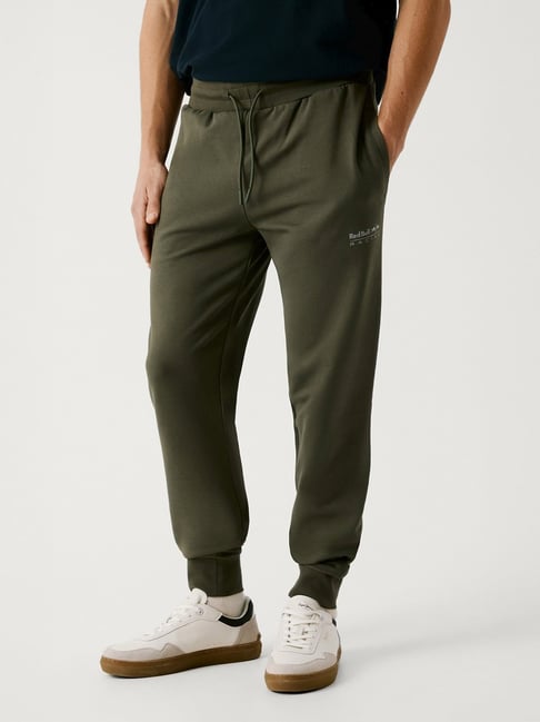 Pepe Jeans Green Regular Fit Jogger Pants