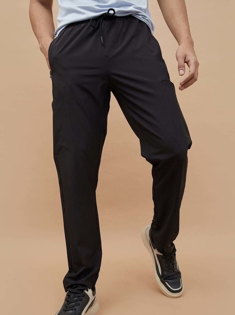 Fame Forever By Lifestyle Black Regular Fit Trackpants-picture-37