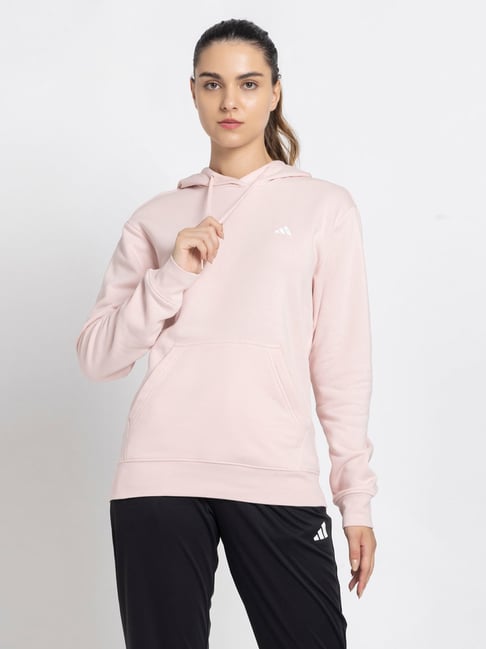 ADIDAS Women's Pink W SL FC Hoodies