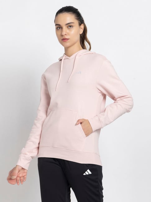 ADIDAS Women's Pink W SL FC Hoodies