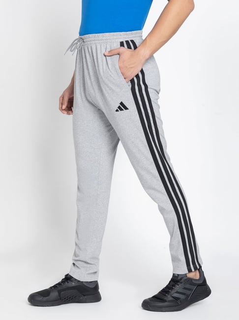 ADIDAS Men's Grey M 3S SJ TO PT Trackpants