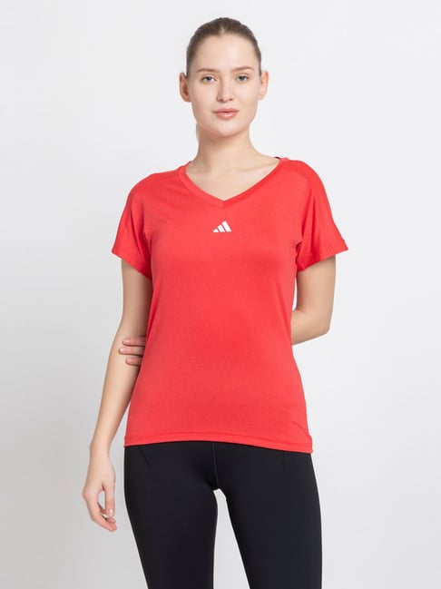 ADIDAS Women's Red TR-ES MIN T-Shirt