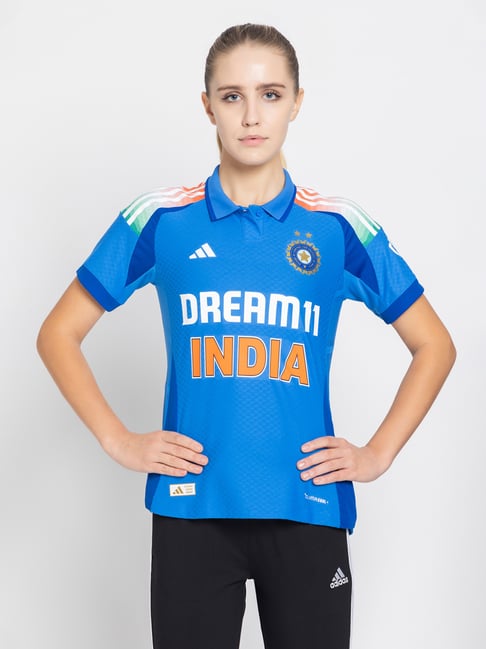 Buy ADIDAS Women's Blue India Cricket One Day International 2025