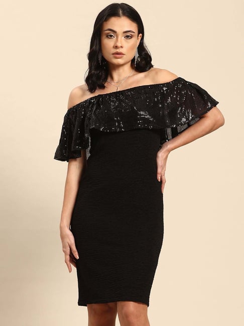 Qurvii Black Casual Dress-picture-34