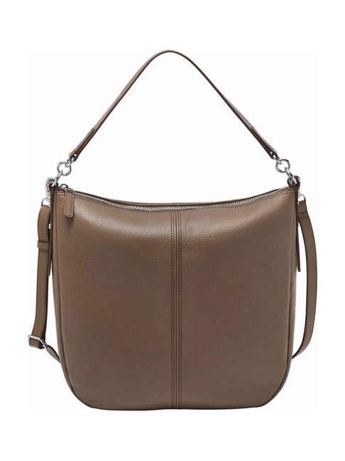 Hobo Fossil Leather Crossbody Purse Fossil Jolie Grey Medium