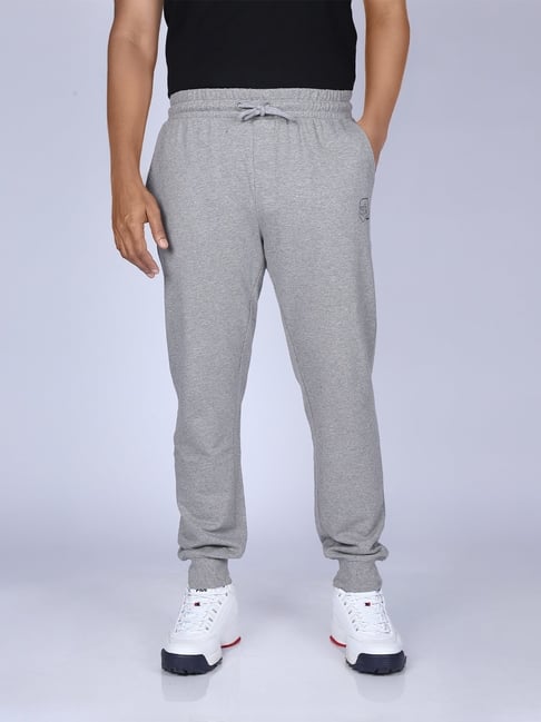 Lee Grey Regular Solid Joggers