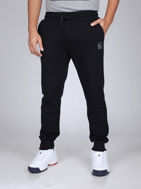 Lee Black Regular Solid Joggers-picture-27