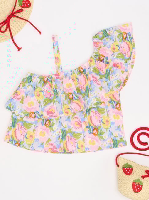 Pantaloons Junior Girls Multicoloured Top-picture-12