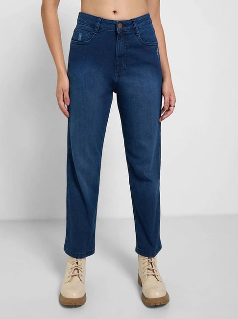 SF Jeans by Pantaloons Dark Blue Jeans-picture-11