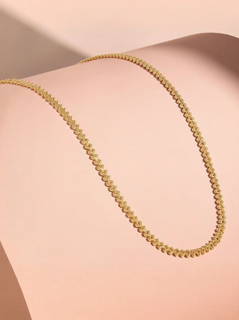 Buy Mia by Tanishq 18k (750) Yellow Gold Chain for Women Online At