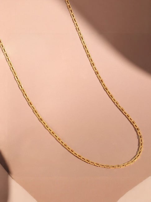 Gold Price 24k Chains For Sale Mia By Tanishq 18k (750) Yellow