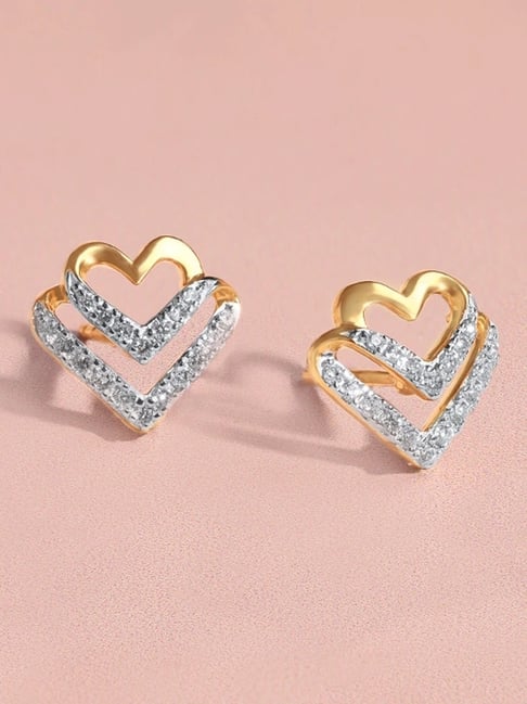 Mia by Tanishq 14k (585) Yellow Gold Earrings for Women