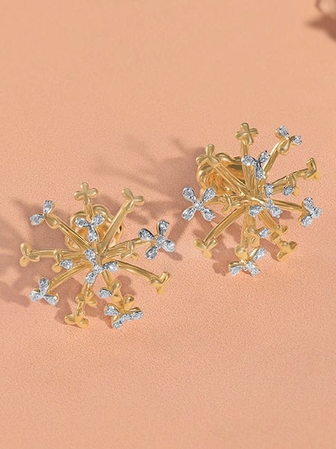 Mia by Tanishq 14k (585) Yellow Gold Earrings for Women
