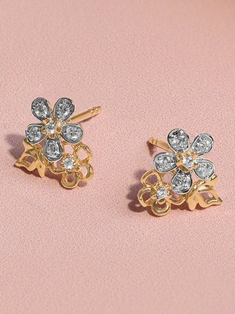 Mia by Tanishq 14k (585) Yellow Gold Earrings for Women