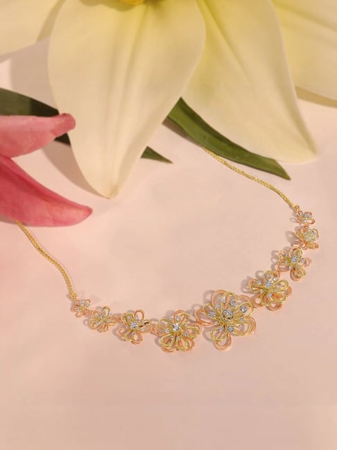 Mia by Tanishq 14k (585) Yellow Gold Necklace for Women