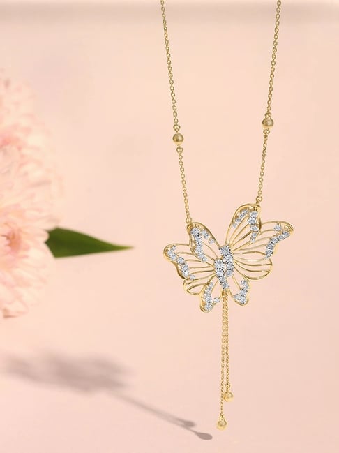 Mia by Tanishq 14k (585) Yellow Gold Necklace for Women