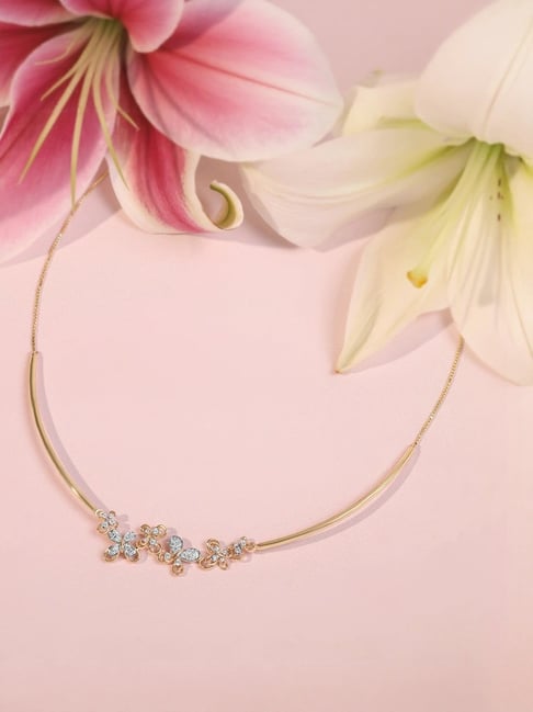 Mia by Tanishq 14k (585) Yellow Gold Necklace for Women