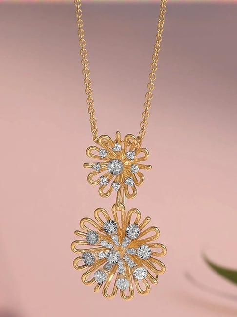 Rose Gold Price Gold Pendant 18 Carat Rose Gold Pendant Set