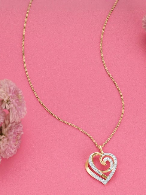 Mia by Tanishq 14k (585) Yellow Gold Pendant for Women