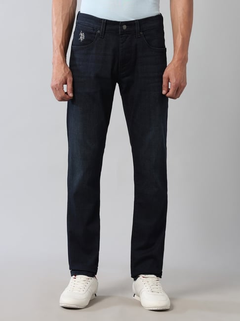 Polo Denim Navy Cotton Slim Fit Jeans