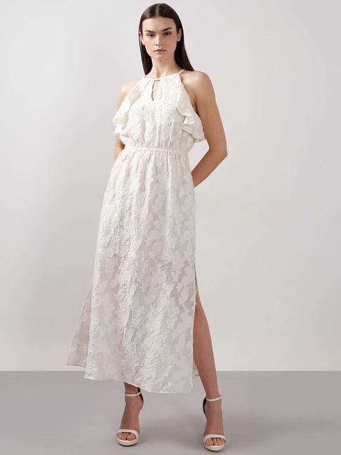 Vero Moda Snow White Self Pattern Casual Dress