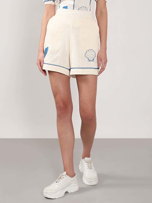 Vero Moda Ecru Shorts-picture-45